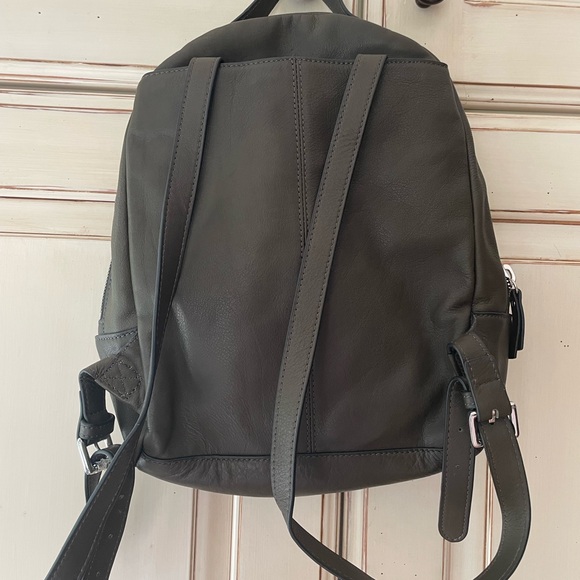 Margot leather camo backpack - Picture 2 of 3